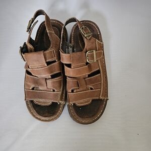 Mens Sandals Size 10 Leather upper